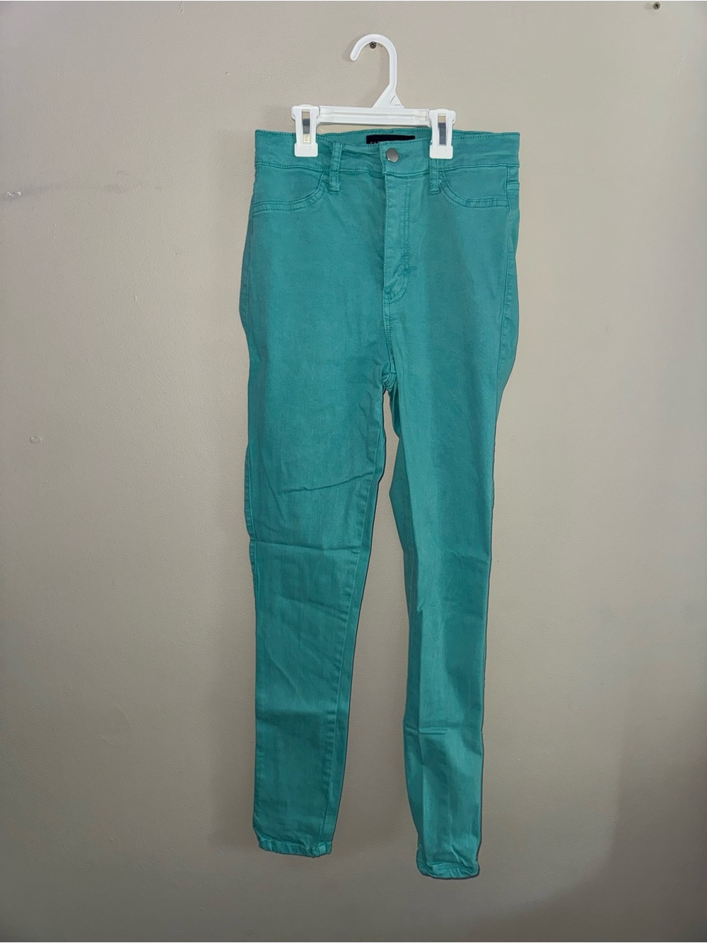 Fashion Nova Women's Skinny Jeans - Teal